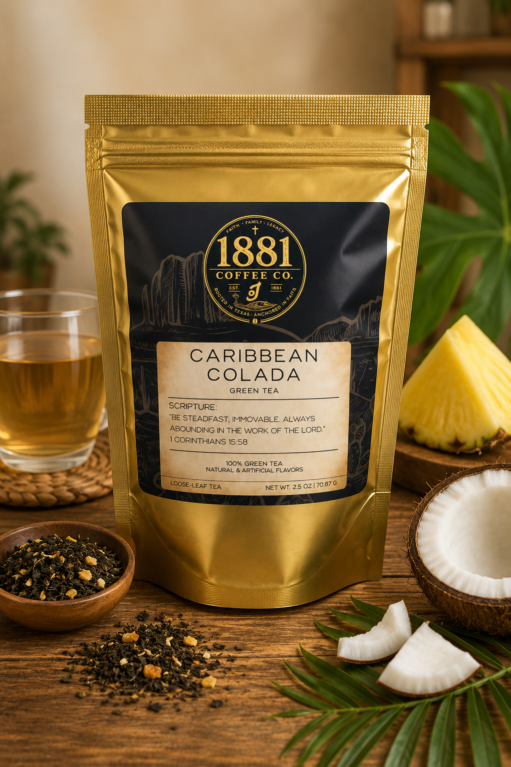 Caribbean Colada Green Tea